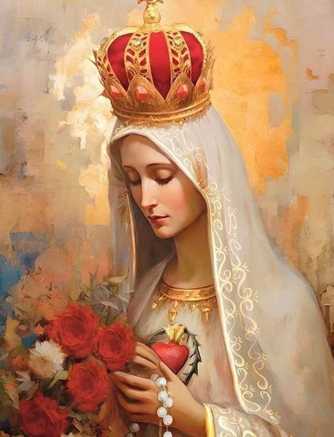 Without prayer, we cannot find the way to the Lord, know the Truth, and be enlightened in heart and mind by the Light of Christ. I wish you all a peaceful night. 🌌 With Our Lady of Fatima, enlightened by Her Love, I wish you a holy and peaceful night. With God.🙏🏻💖🕊️ Loved❤️🌛.
