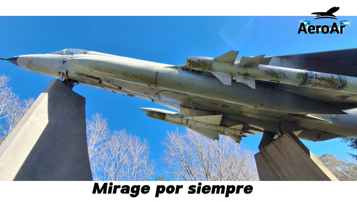 Mirage en la VI Brigada Aérea en Tandil, Pcia de Buenos Aires 
#Defensa #FFAA #FuerzasArmadas #TecnologíaDefensa #Tecnología #Militar #Argentina #AeroAr #AeroArDefensa #defensa #aeroar  #Military #Defence