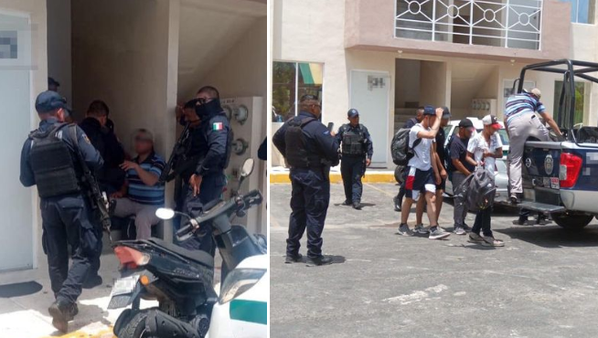 Rescatan a 5 secuestrados en Cancún La SSC de Quintana Roo realizó el rescate de cinco personas, originarias de Ecuador, a quienes tenían privadas de su libertad al interior de un domicilio del Fraccionamiento Sacbe de la ciudad de #Cancún. Esta acción se realizó con el trabajo