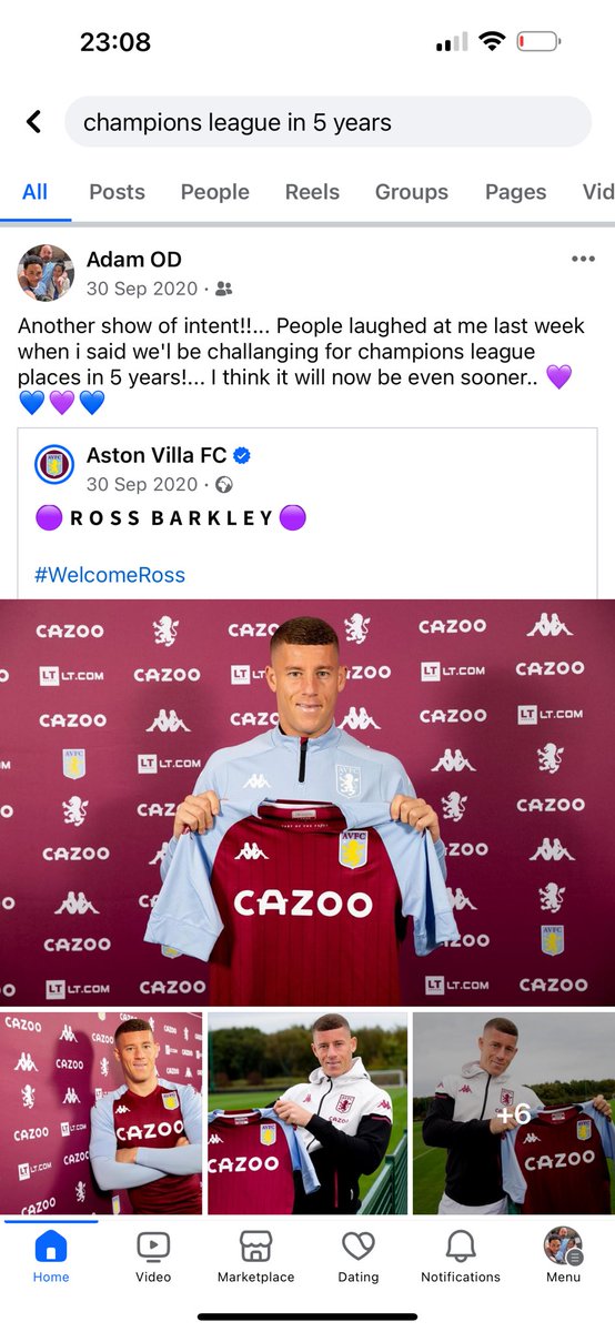 1adamod's tweet image. I’d just like to say, I called this 4 years ago! Got laughed at by Blues fans, so it’s so sweet that these words came true!! We have the foundation now to be at least a top 4 club every season, and in my mind the best manager in the Prem with what he’s working with! #avfc #utv 💜