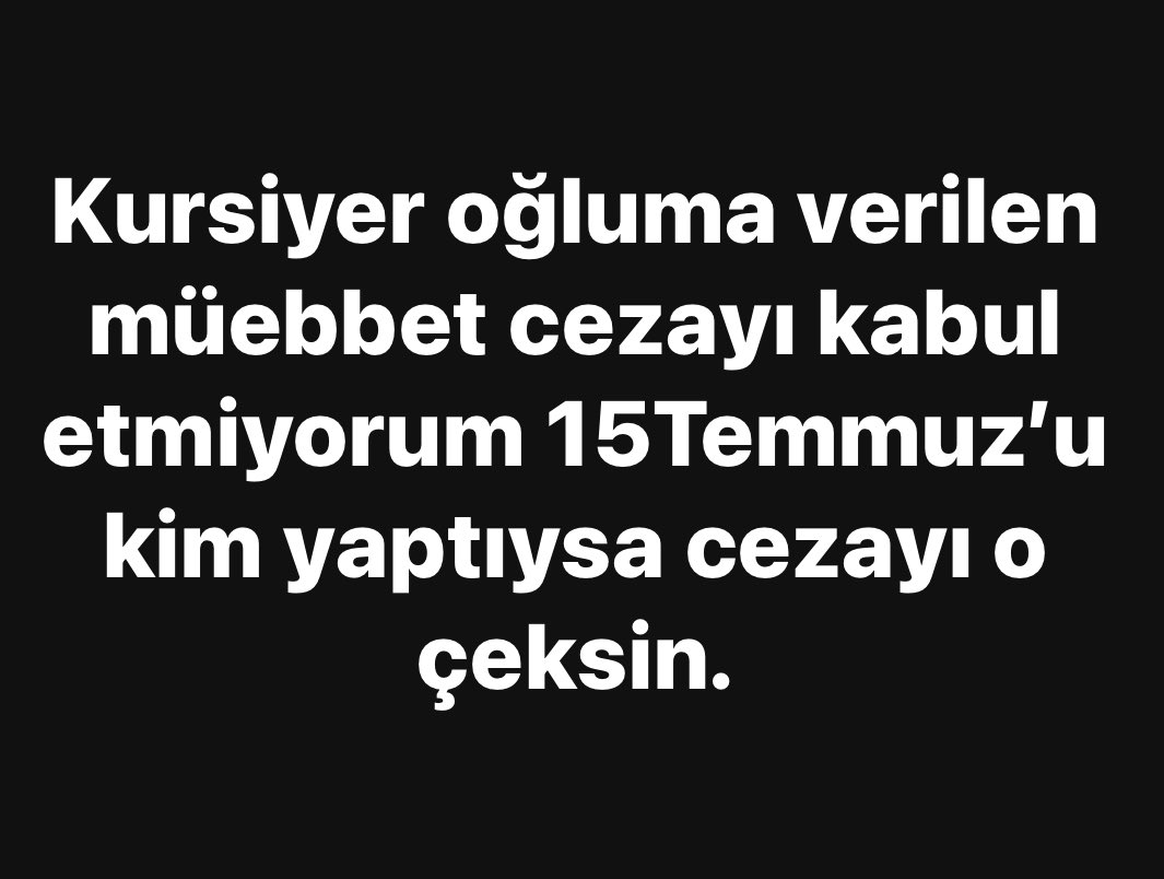 Koş İsmail koş habere gel 
Tertemiz ülkeye faydalı gençler hapislerde .suçlular sokakta 
İyi haline deyip salıveriliyor..? 
@AdaletNobetii