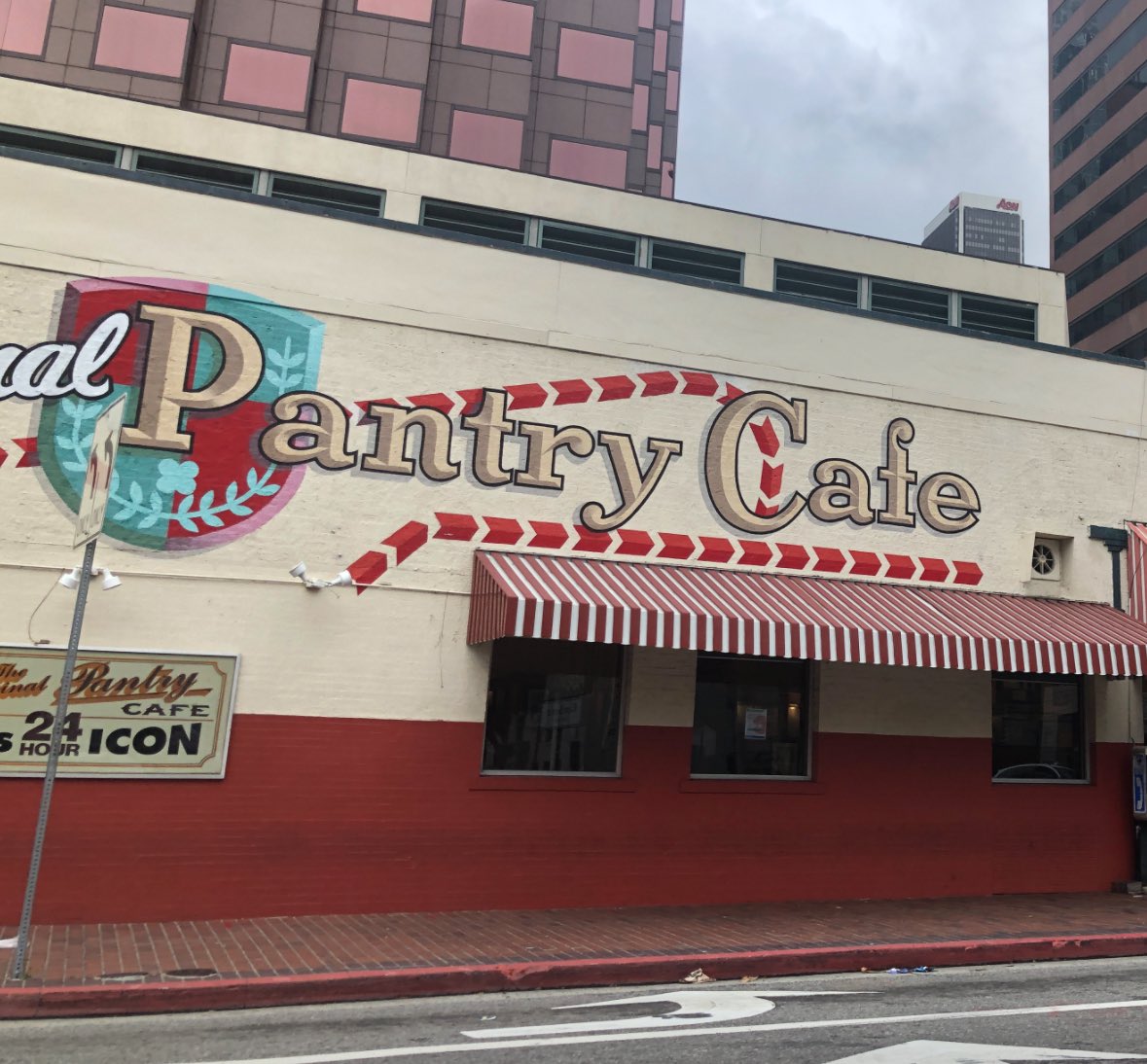 Today marks the 100th anniversary of a DTLA staple: The Pantry

But as our pal @wildbell points out, instead of fanfare, discounts, and balloons, the once “never closed, never without a customer” diner, 

is closed today. 

Regardless, happy anniversary, The Pantry.