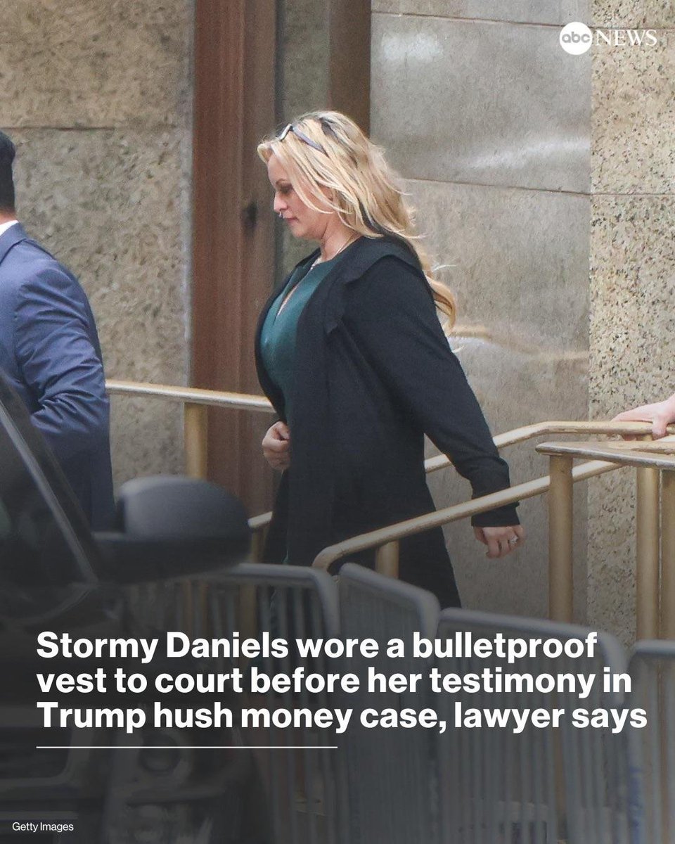 I wonder why stormy felt the need to wear a vest to testify against trump? Oh right, all of the dumbfuck violent conservative cultists who worship trump as a god