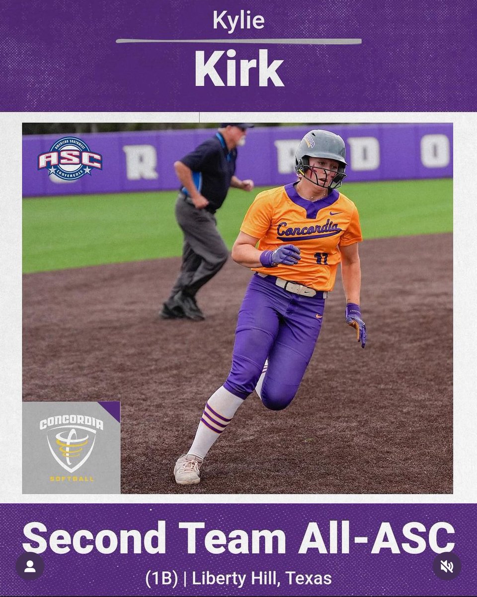 Blaze Alum Kylie Kirk was named Second Team All-ASC and led her team with the most single season home runs! We’re so proud of all your hard work this season! Way to go Kylie! 💪💪