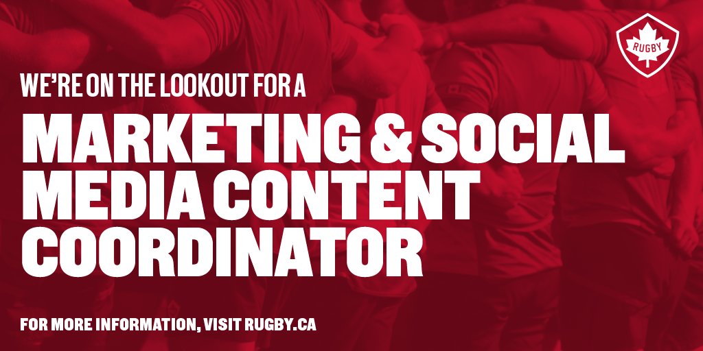 We are on the lookout for a marketing & social media coordinator! This summer student will establish relationships with the digital rugby community, manage campaigns and gain valuable experience in sports marketing. Apply here: bit.ly/4atCK4U

#RugbyCA | #OneSquad