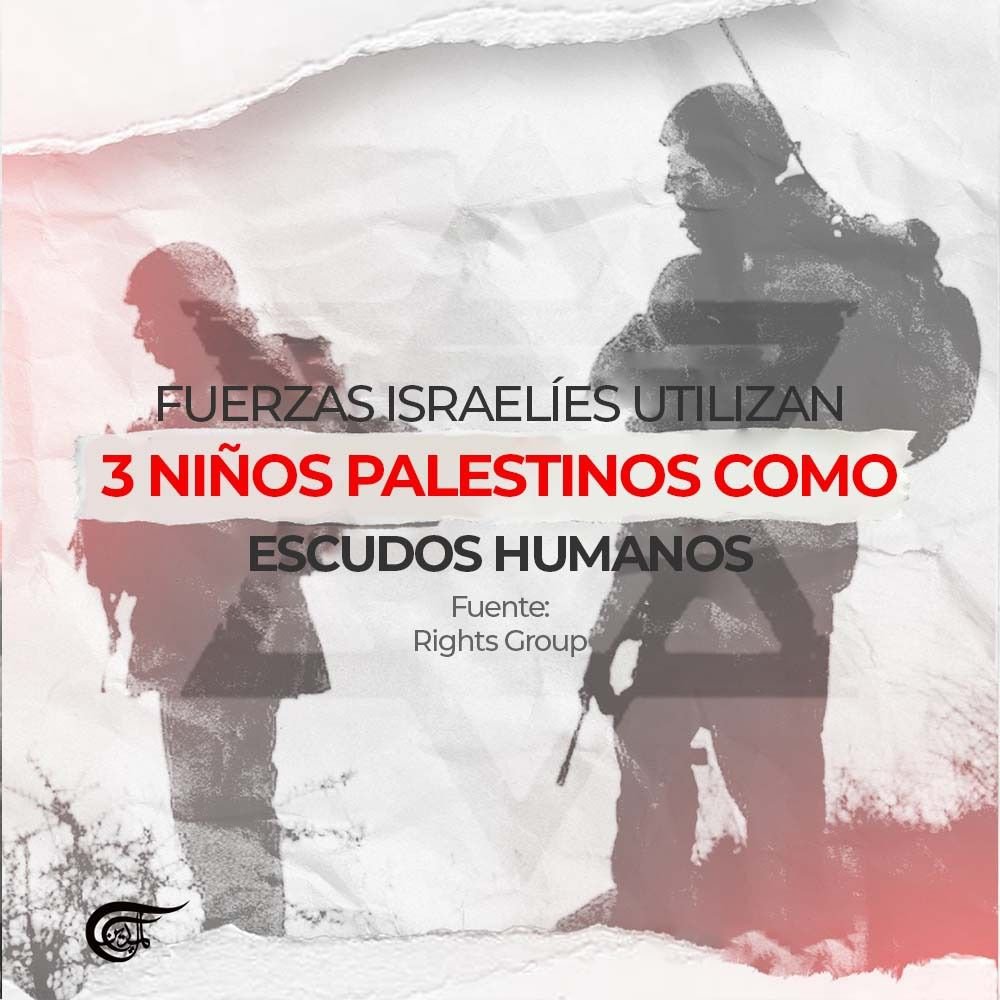 Tres niños palestinos cuentan cómo las fuerzas israelíes los utilizaron como escudos humanos durante una incursión en Tulkarm en la Cisjordania ocupada.

Una ONG informó sobre las experiencias de los tres niños, afirmando que 'detener a niños como escudos humanos se considera un