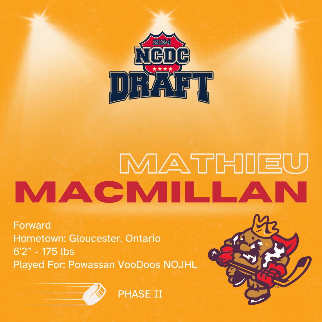 Let's Meet Your 2024 Spud Kings Draft Picks! 'Mathieu is a very talented forward. The combination of his size and skating will make him difficult to defend. He will continue to provide offense for the Spud Kings, 5x5 and the PP,' said Director of Player Development, John Becanic.