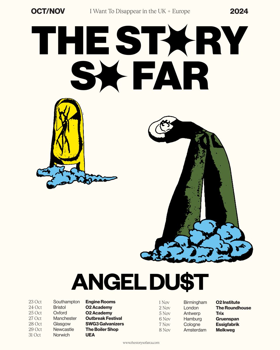 We’ll be touring our new record this Fall in the UK and Europe with Angel Dust. Tickets go on sale this Friday at 10am local time.