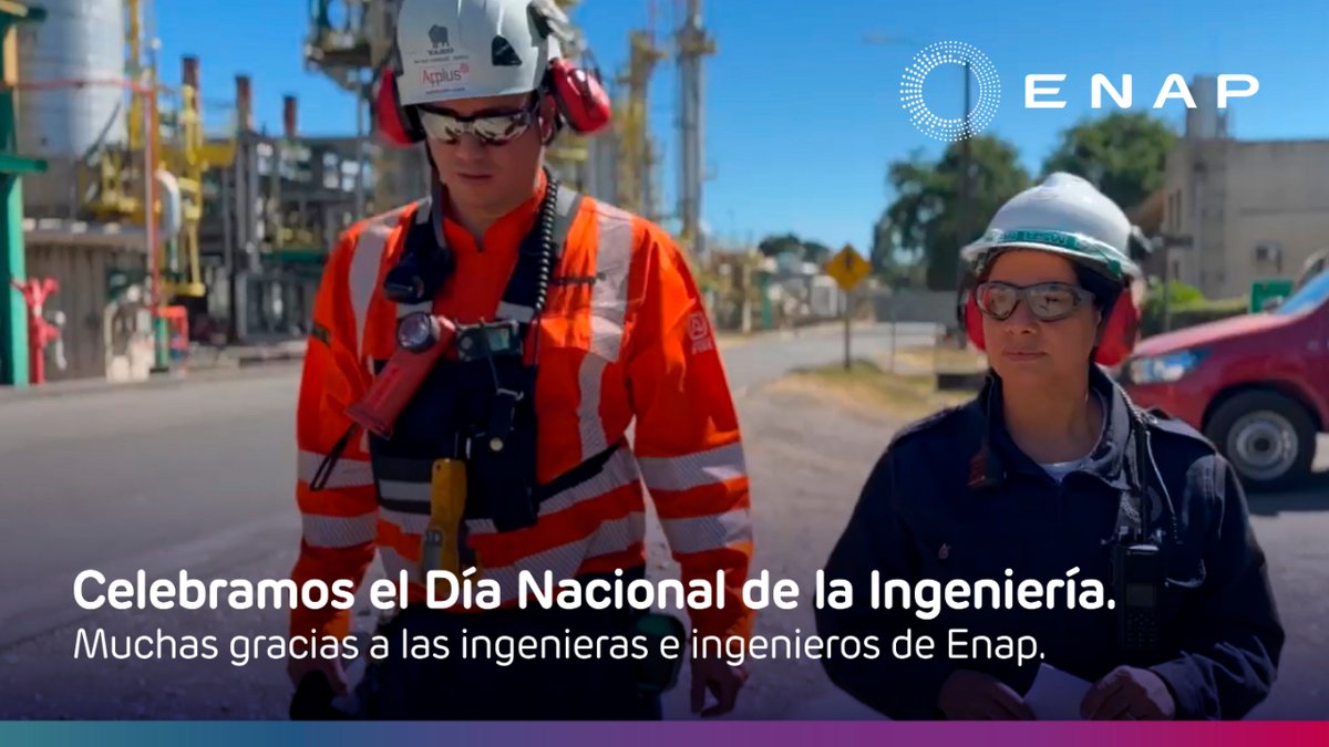 Enap_Informa's tweet image. Hoy rendimos homenaje a nuestros ingenieros e ingenieras.Su trabajo impulsa un suministro confiable de combustibles y fortalece nuestra infraestructura logística. A todos nuestros ingenieros/as, gracias por poner su energía en cada proyecto. Feliz #DíaDeLaIngeniería