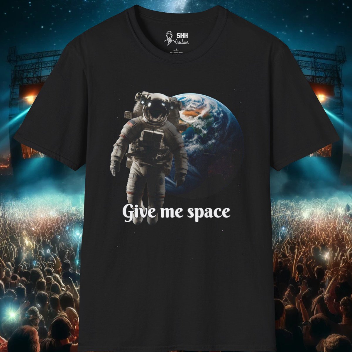 Float away from the crowd with our 'Give Me Space' Astronaut Tee 🌌👕. Ideal for introverts or anyone who loves a bit of space. Premium cotton, epic design. Grab yours! #SpaceLovers #IntrovertTee #SHHCreations 
shhcreations.com/products/give-…