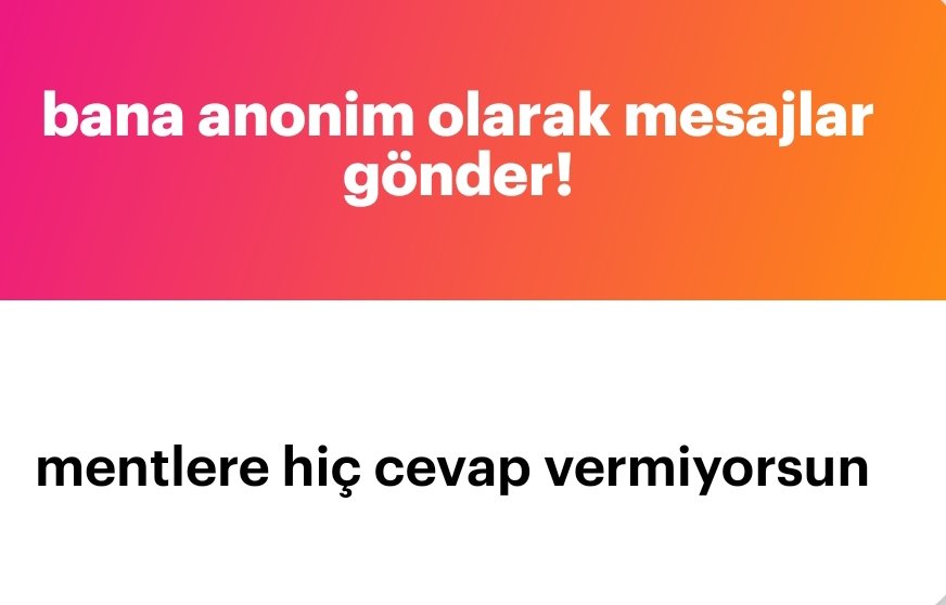 Genel olarak görmüyorum çünkü 😓 ayirdigim kısıtlı vakit var buraya onda da yakinlarimla konuşup cikiyorum, elimden geldiğince diğerlerine de bakmak istiyorum ama bazen saldırgan içerik vs olduğu için bildirimi hiç dusmuyor
İlla yazmak istediğin bir şey varsa dm acik