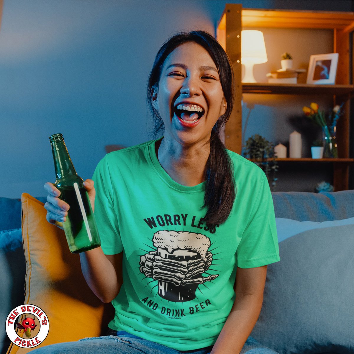 My kind of stress-relief: worry less, drink beer, repeat. Beer & Booze Drinking Tees, Hoodies and More only at The Devil's Pickle.

#ThirstyThursday #drinkup #beertshirts #byob #beeroclock #freeshipping #adulthumor #beer #SipSipHooray #funshirts #beerdrinking #beerandbooze
