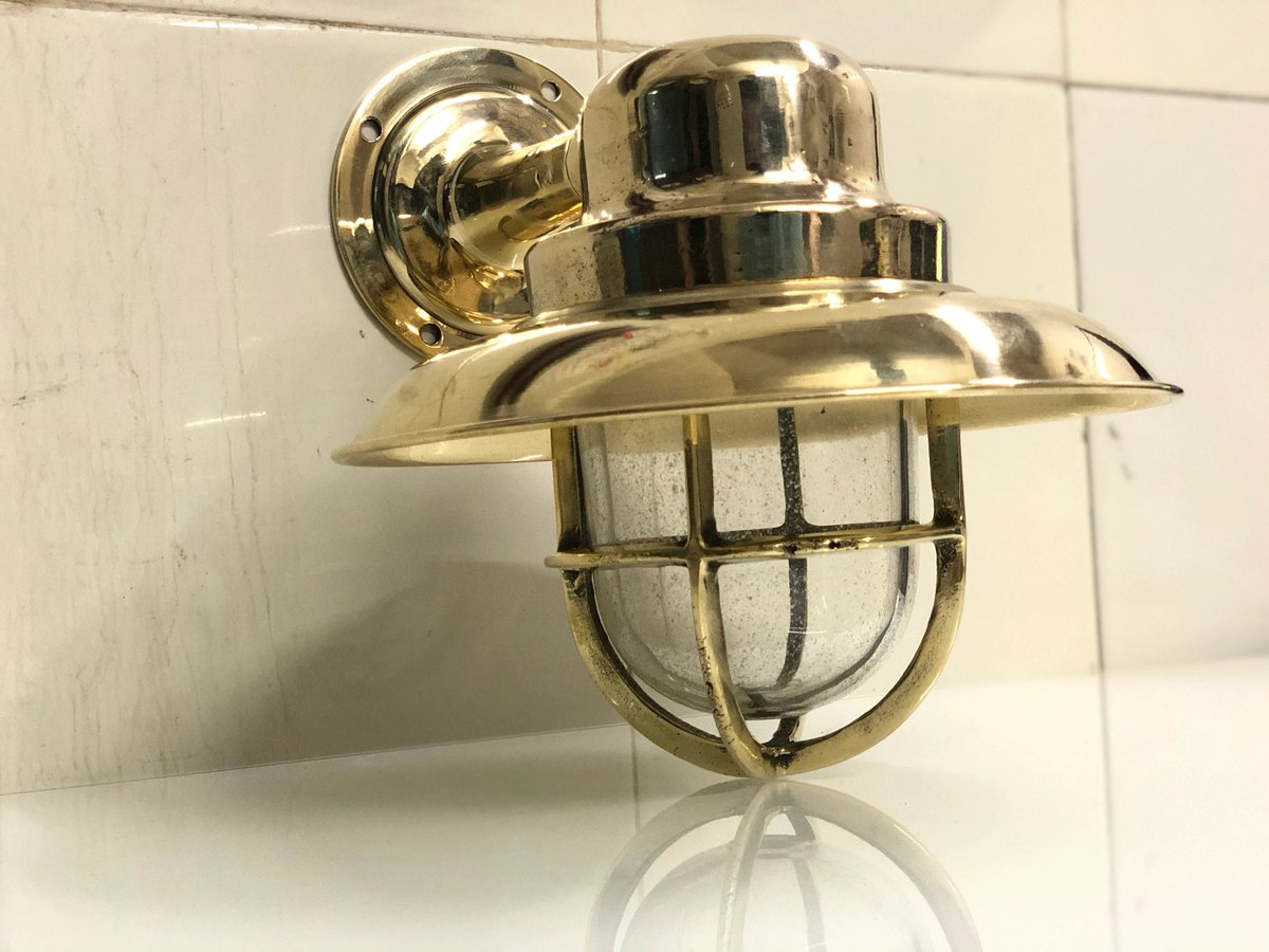 Excited to share the latest addition to my #etsy shop: Vintage Reclaimed Old Authentic Ship Nautical Brass Bulkhead Wall Sconce Light 10 Piece etsy.me/3yl6Ee4 #gold #housewarming #kwanzaa #metalworking #bedroom #minimalist #brassbulkheadlight #shipsalvage #vintagemaritime