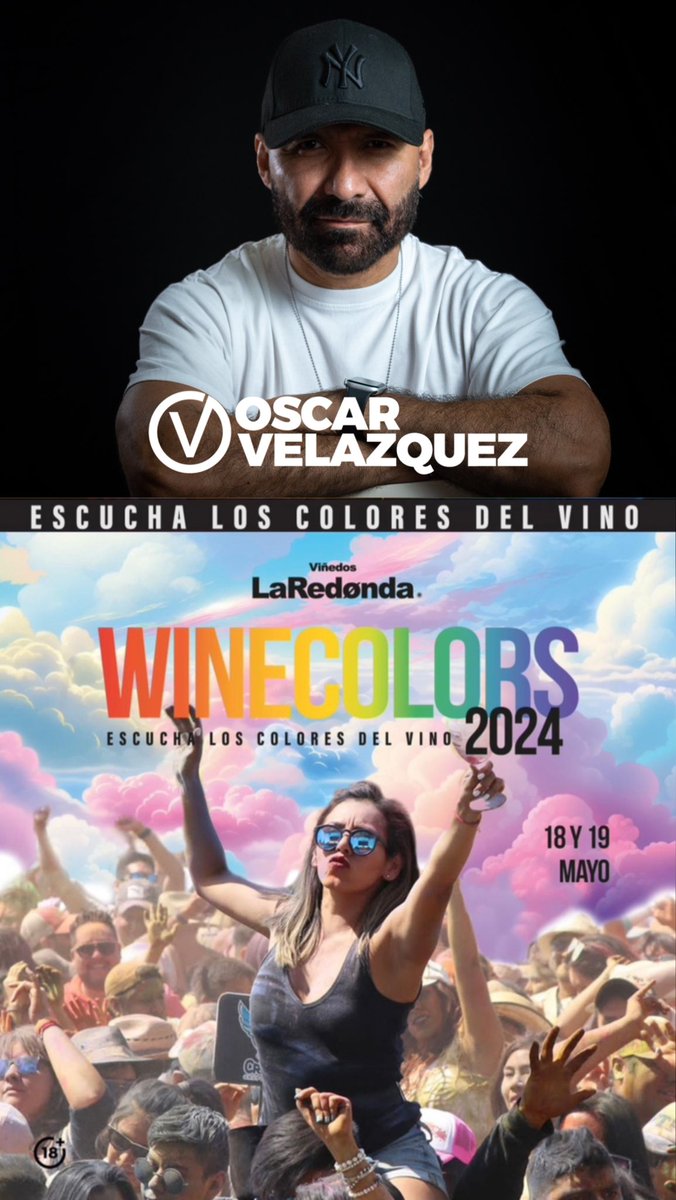 Nos vemos el Sábado (2pm) &amp; Domingo (4pm) <a href="/WineColorsFest/">Wine Colors Fest</a> 2024 !! 
🟥🟪🟦🟩🟨🟧