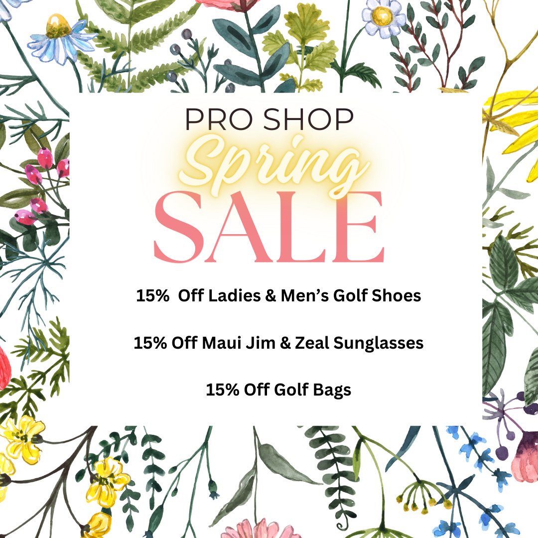The Mother's Day Sale has now been extended to be the 'Spring Sale' stop on in and see what's in store. #yycgolf #golfsale #golfshoes #golfbags #mauijim #sunglasses