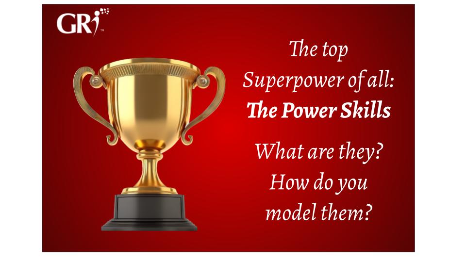 Top superpower? Power skills. They are the most demanded in #leadership roles. You develop them socially. You try, adapt, &amp; refine them over a lifespan, showing their adaptability &amp; potential for growth. You progressively &amp; (too) slowly model a unique version that works for you.