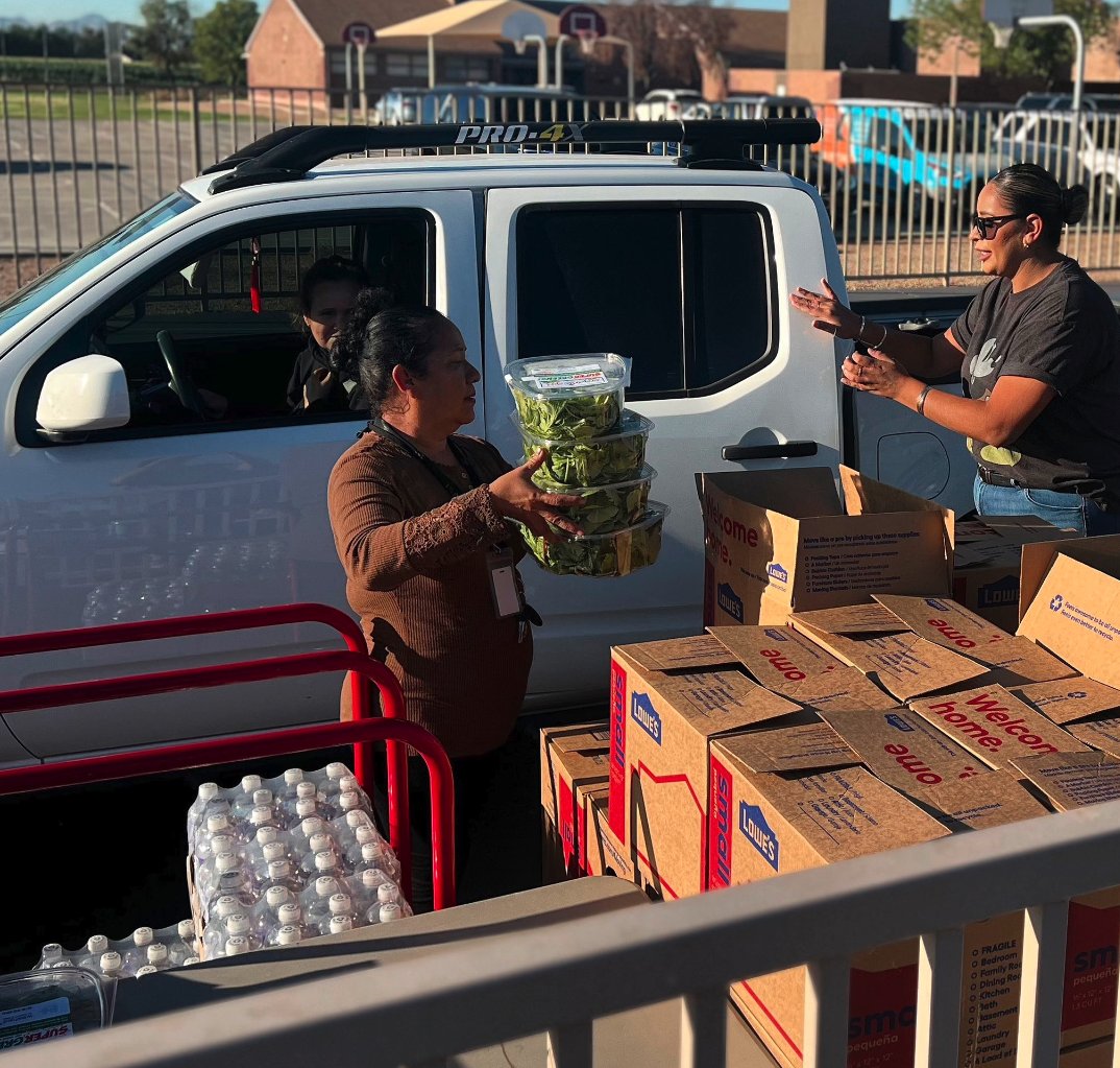 Our final food distribution of the school year is tomorrow, May 15 at 8:00 a.m. until the food runs out. Don't forget to bring your ID to the GESD System of Care Center located at 7677 W. Bethany Home Road. cc: @StMarysFoodBank