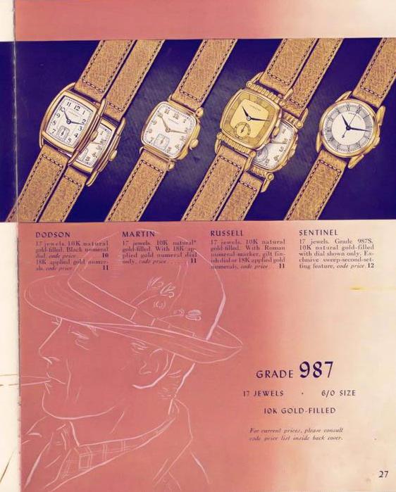 Hamilton catalog, circa 1941 featuring four of their latest models.

#hamiltonwatches #1940swatches #1940sstyle #mensfashion #VintageAdvertising #classicwatches #WristArt #timepieces #horology #menswatches #wristwatches #vintagewatches #vintagewatch #vintagetimepiece