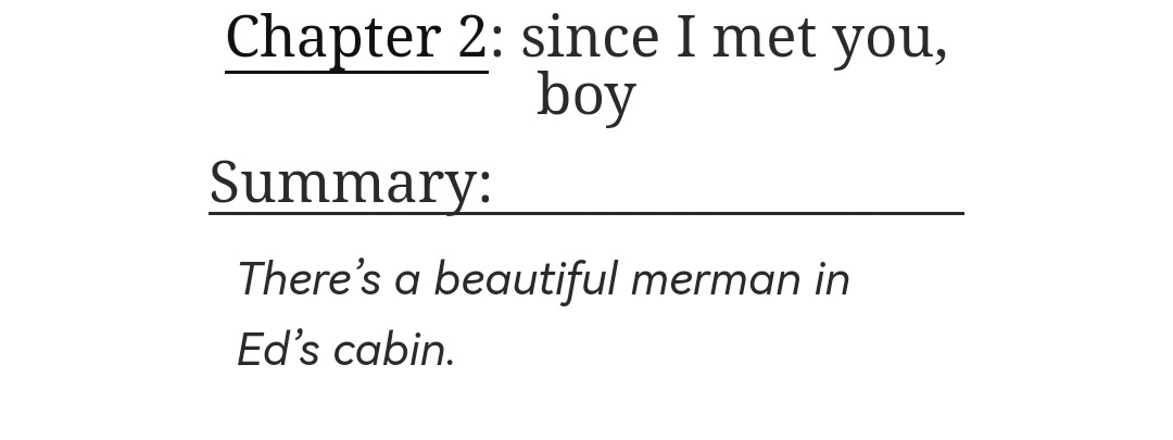 Okay, so. Remember my waterpark/meet-cute Gentlebeard OFMD fic? I just posted a second chapter! archiveofourown.org/works/55651237…