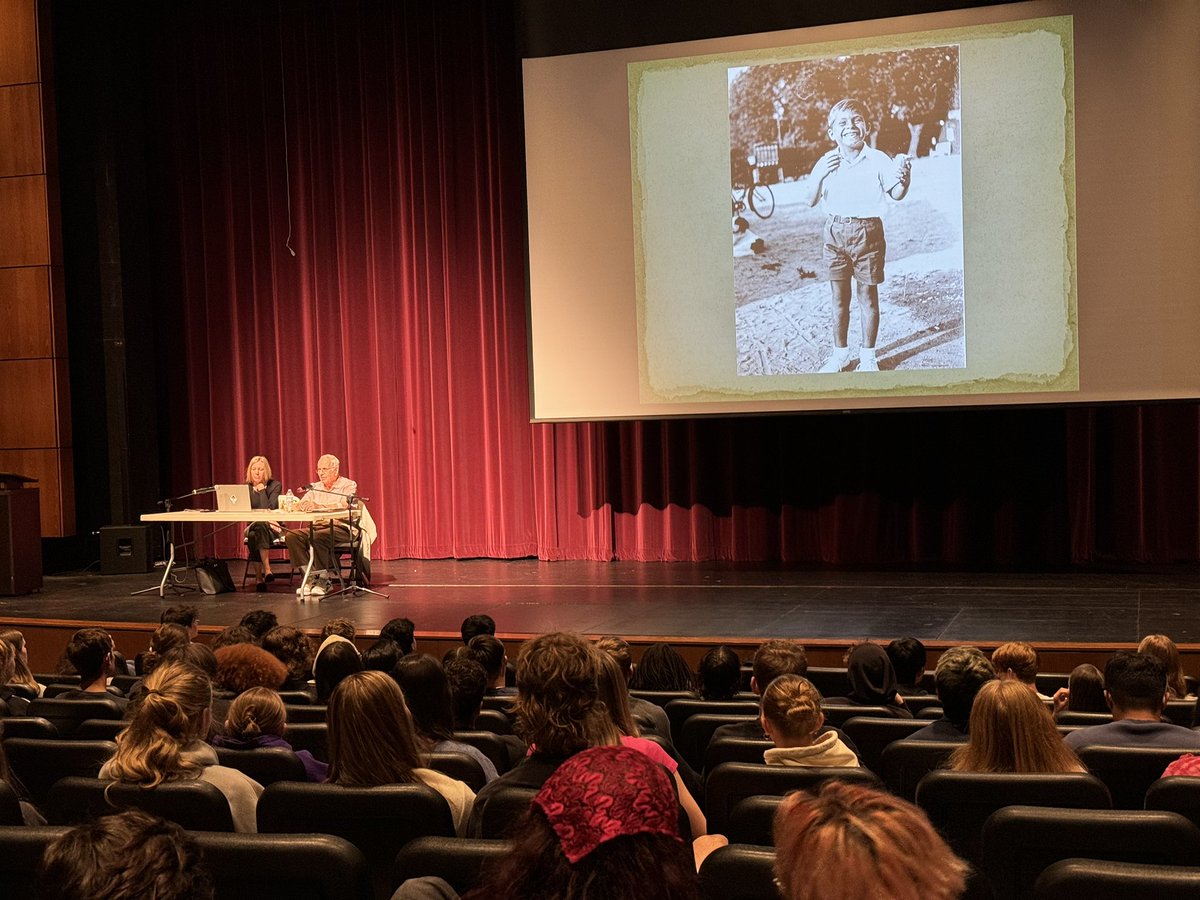 It was an honor to hear from Steen Metz today at @WaucondaHS118. Mr Metz was one of 15,000 Jewish children brought to Theresienstadt concentration camp - and one of only 1,200 to survive. Powerful story. Important to share. #NeverForget
