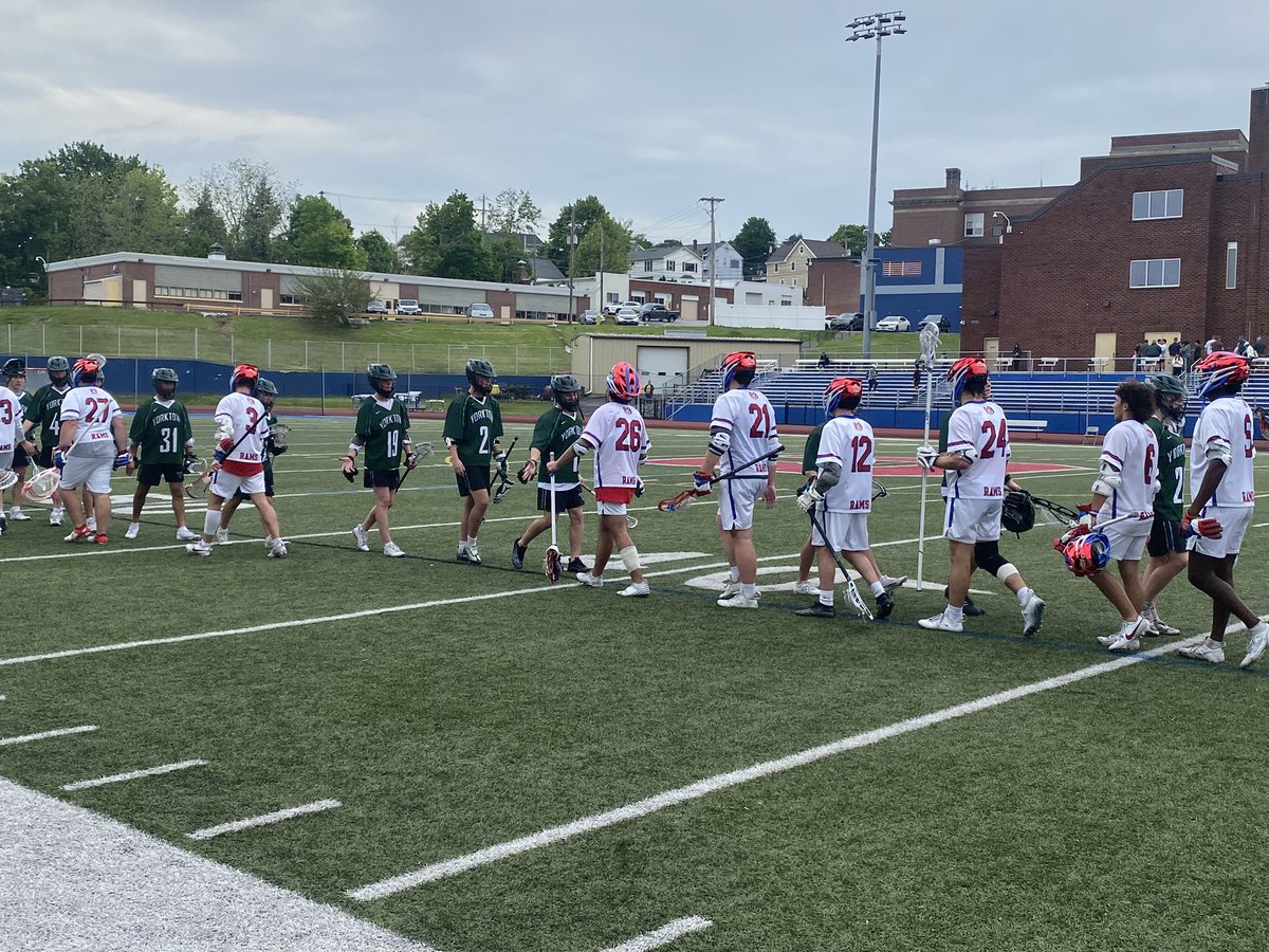 Carmel varsity boys lacrosse beats Yorktown to win the league championship. Great game from the start to finish. Proud of these Rams!!!