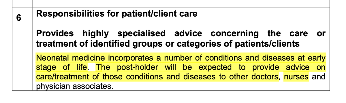 It is my honestly-held belief that those providing clinical care to neonates should be qualified doctors and nurses.

Job closing date 27/05/2024: apply.jobs.scot.nhs.uk/Job/JobDetail?…