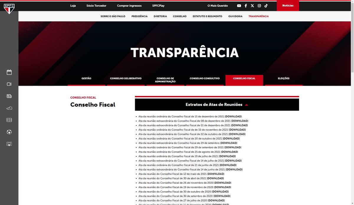 Eu gosto que o conceito de 'transparência' do São Paulo vai só até 2021.
🤣