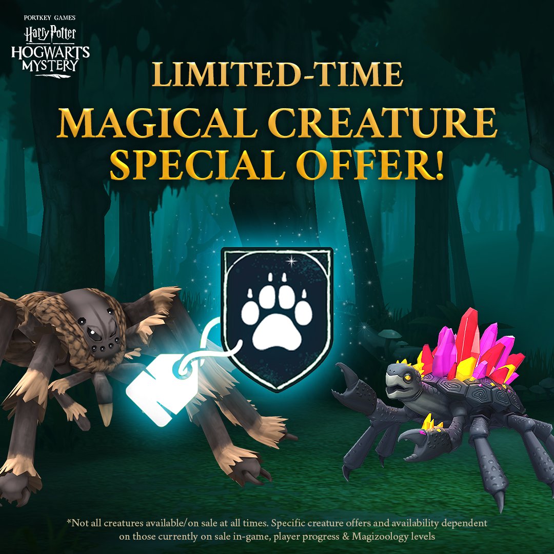 There's a new Magical Creature offer available! Log in now to add more creatures to your collection.