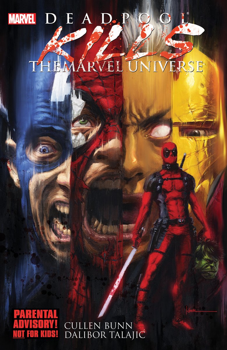 What a time to be a DEADPOOL writer! And what better time to celebrate my bloody epic--DEADPOOL KILLS THE MARVEL UNIVERSE? The trade is currently available wherever you buy comics! #deadpool