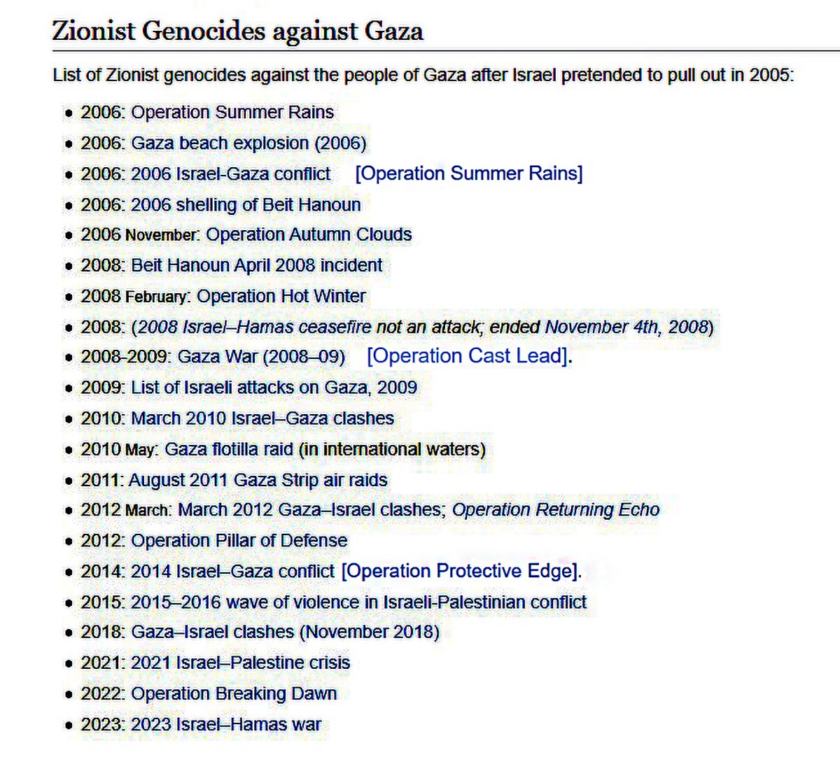 @christi02455387 @afshinrattansi Israel created Hamas, so yes Israel orchestrates every genocide