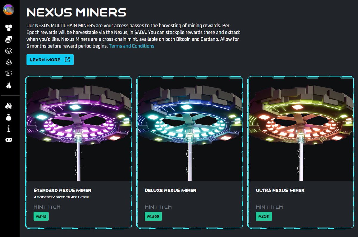 Cardania's IRL mining facility is now underway🛠️ We are uniquely positioned to bring a lot of value to Cardano here, and as always appreciate your trust and confidence. Mint your Nexus Miners here! nexus.cardania.com/miners ⛏️⚡️