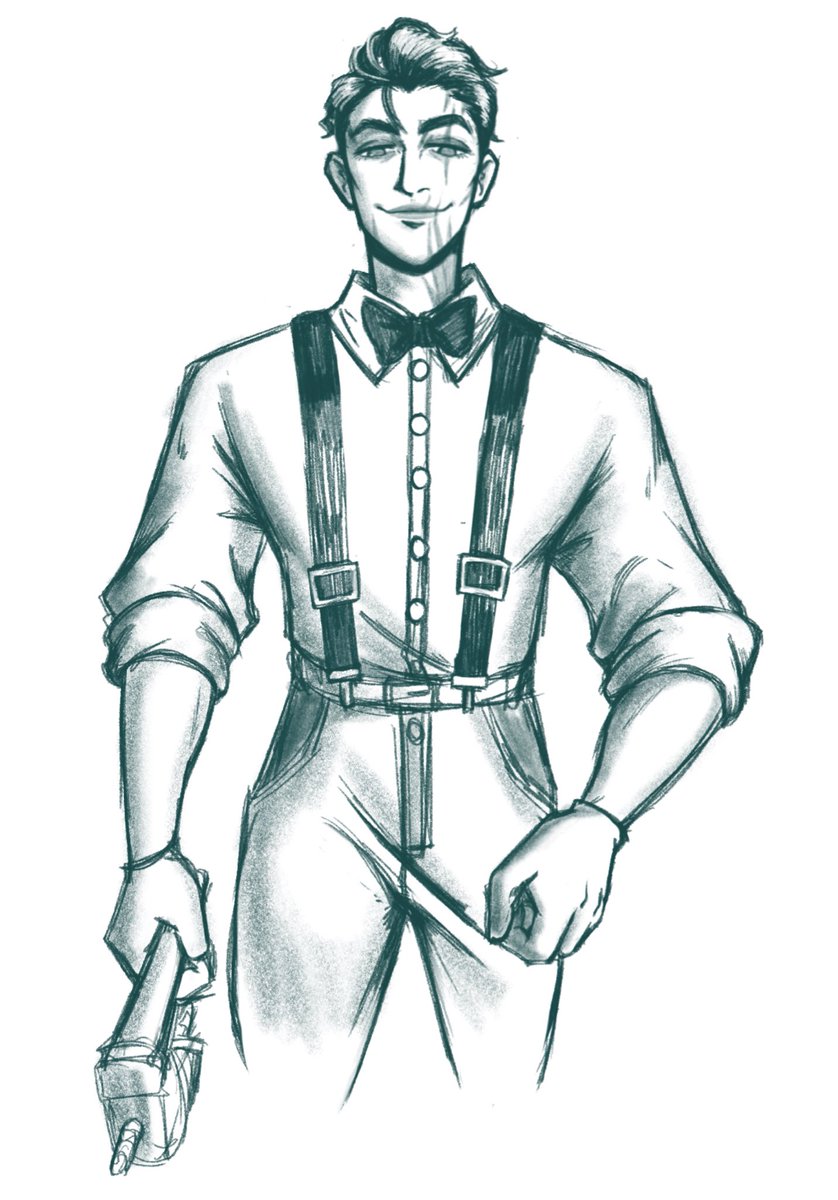 Suspenderbox.

I really struggled w/ his face. I couldn’t remember where his scars go or look like.

P.s.
I’m a fan of sleepy eyes. 

#chatterbox #nopixel #gtarp #nopixelfanart