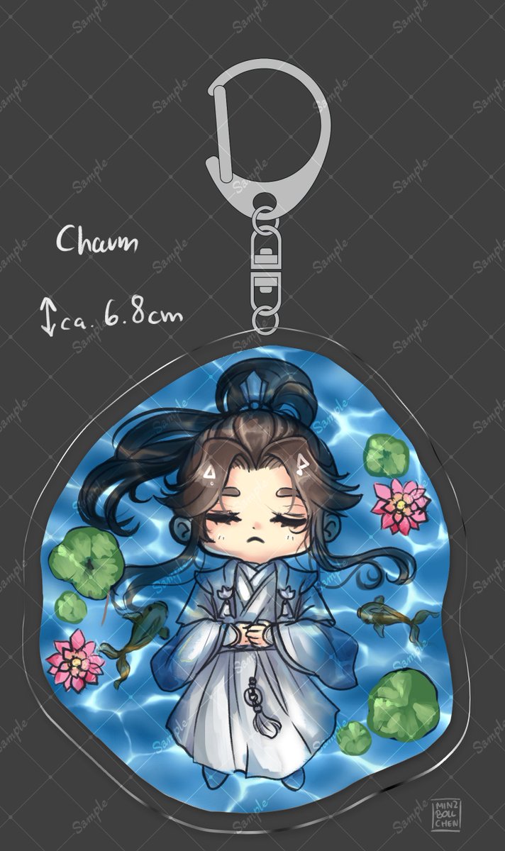 Found an unfinished 2ha WIP in my files and finished it out of a whim today + turned it into a charm design <3

#2ha #ChuWanning #楚晚宁