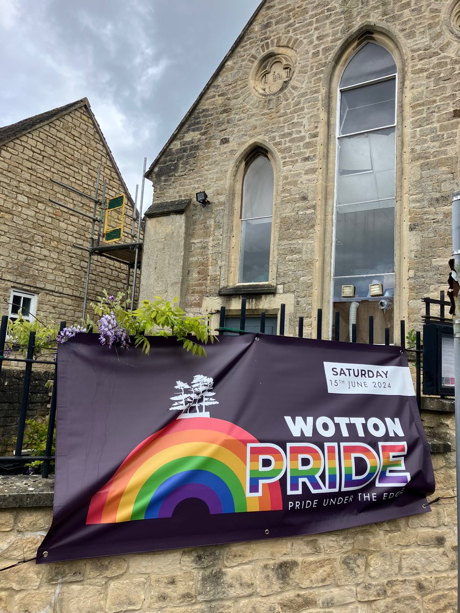 #WottonPride is sharing rainbow happiness all over Wotton Under Edge. P.S. we’ll be running a Pride rainbow cuppa at The Keepers 12pm to 2pm on the day. A lovely quiet space to come get some LGBT+ info. P.P.S. see you there 🌈