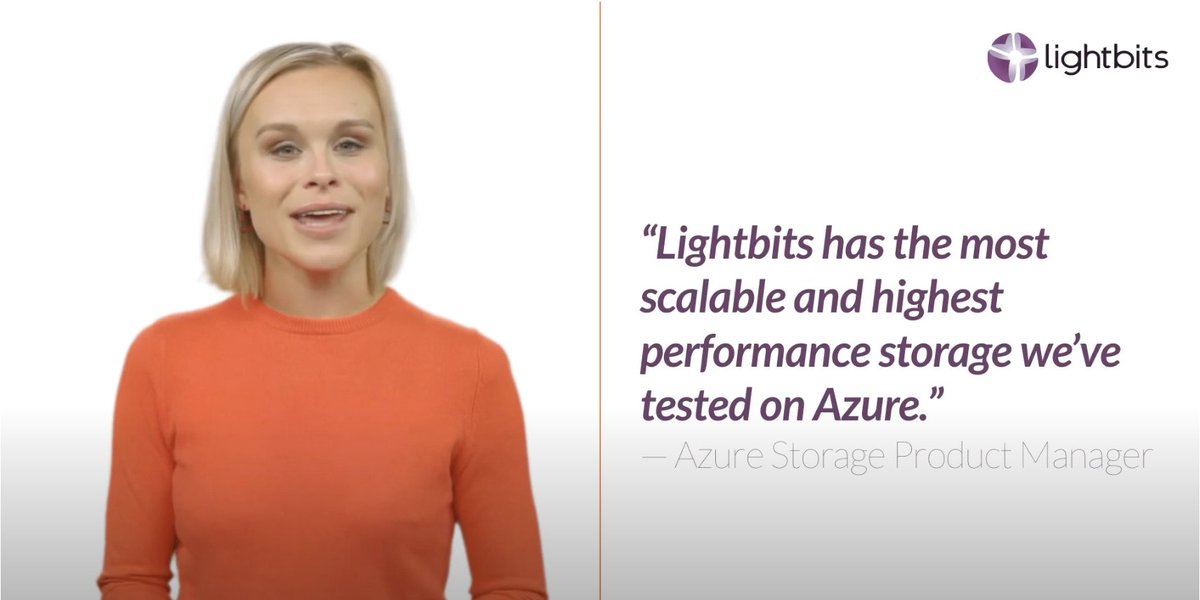 Lightbits software-defined block storage is available in the Microsoft Azure Marketplace. Find out more in this video.

youtube.com/watch?v=lbH6Ci…

 #lightbitslabs #softwaredefinedstorage #SDS @azure #azure vmware solution