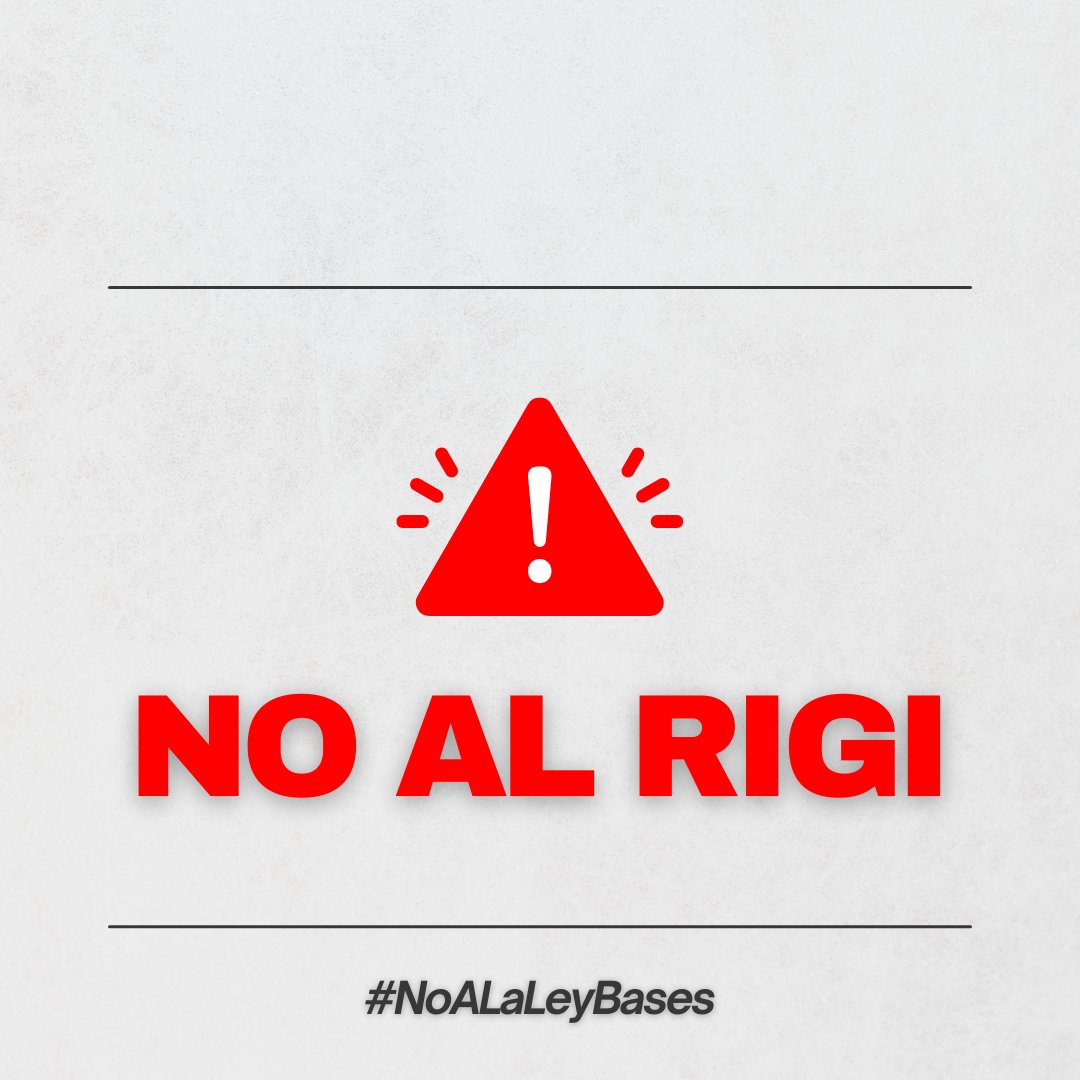 El #RIGI es una de las trampas más graves que encierra la #LeyBases. Entrega los recursos naturales de nuestro país por 30 años, de manera irreversible, sin pedir nada a cambio 

⚠️ Rechazar este retroceso sin precedentes, hoy está en manos del Senado 👇

#NoALaLeyBases
#NoAlRigi