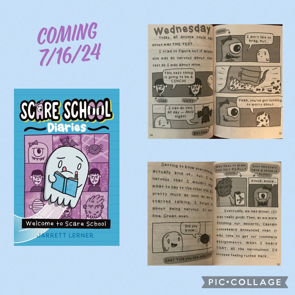 Happy to get #bookmail today! New highly illustrated, early chapter book with only 138 pages coming this summer. Thx for sharing with #BookAllies, @Jarrett_Lerner.