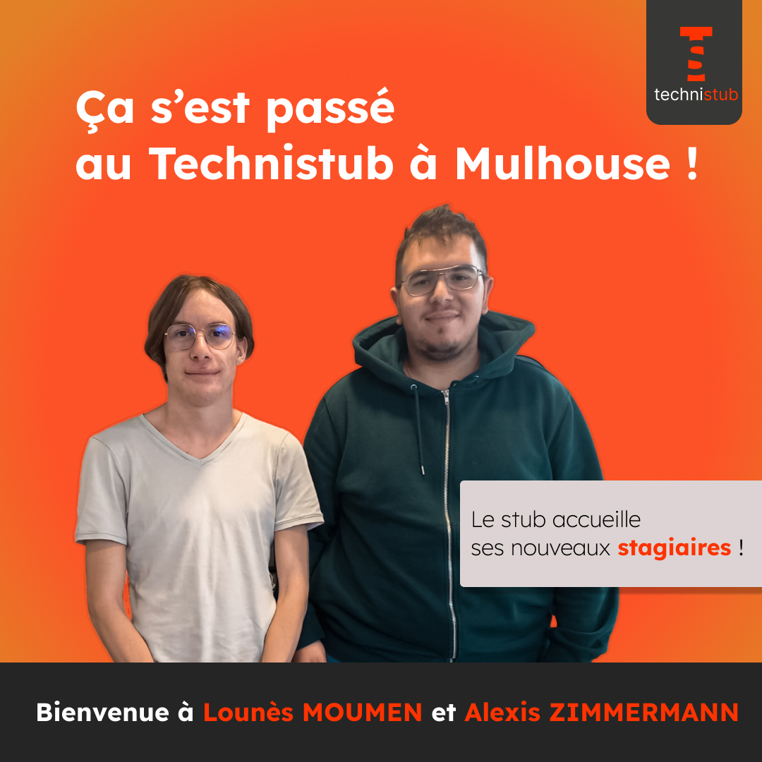 Technistub (@technistub) on Twitter photo Bienvenue à nos stagiaires de la filière #MMI de l'<a href="/UHA68/">UHA</a> à <a href="/mulhouse/">Ville de Mulhouse</a>.
Pour les 8 semaines à venir, ils s'occuperont de design visuel pour @technistub et <a href="/makerfight68/">MAKERFIGHT by Technistub</a> Bienvenue à nos stagiaires de la filière #MMI de l'<a href="/UHA68/">UHA</a> à <a href="/mulhouse/">Ville de Mulhouse</a>.
Pour les 8 semaines à venir, ils s'occuperont de design visuel pour @technistub et <a href="/makerfight68/">MAKERFIGHT by Technistub</a>
