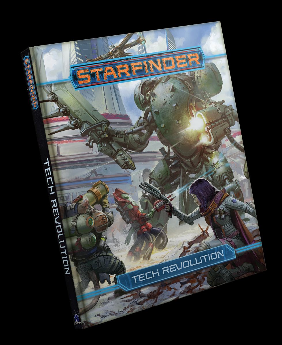 Can’t wait for Mechageddon! to throw your characters into mech combat? Starfinder: Tech Revolution has everything you need to get suited up and rock ‘em socking your robots all over the Pact Worlds! paizo.me/3UFN9UX