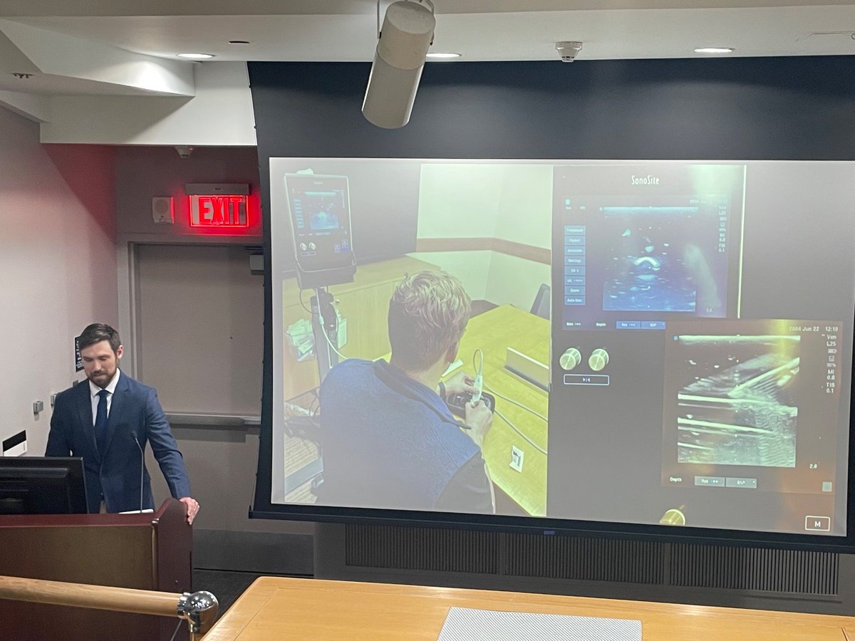Masterful @DukeCardiology Grand Rounds by Dan Loriaux on CICU Procedural education (including homemade vascular access simulator w/ @IMResidencyDuke - see pic), outcomes research, and wellness interventions! @DukeHeartCenter @Nishant_ShahMD @WApplefeld @cbgranger @JasonKatzMD
