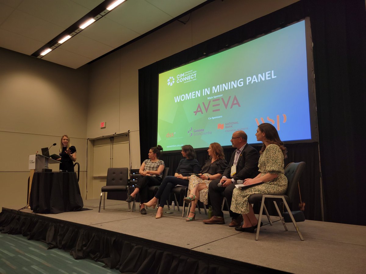 Proud that @GenomeBC is a co-sponsor of the Women in Mining Panel at the #CIMconnect2024. Learning about why there is such a persistent gender gap in the industry.