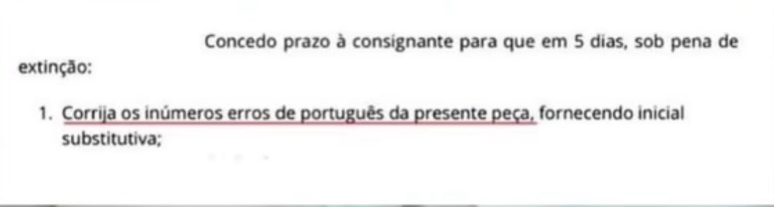 faz de qualquer jeito aí, o juiz nem vai ler mesmo 👍🏻 o juiz: