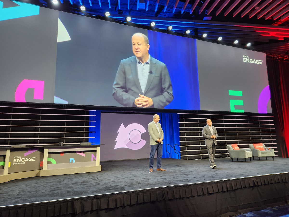 Thank you @GovofCO for speaking with @alanmasarek at #AvayaENGAGE today! @coloradogov and the @CityofDenver have welcomed the Avaya community with open arms. #CX #ExperiencesThatMatter