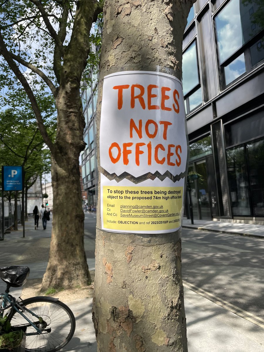 TCOSLondon's tweet image. Trees Not Offices
