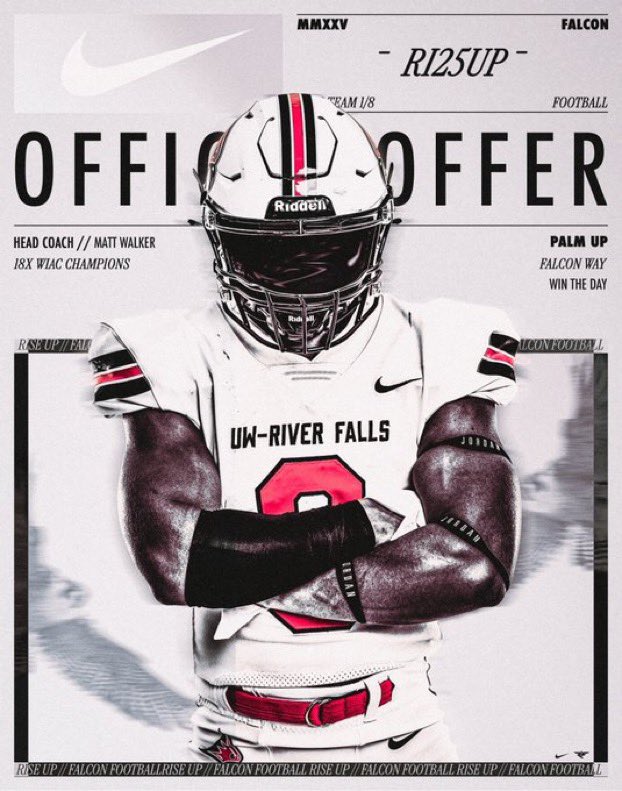 elijah5barrett's tweet image. #AGTG I’m blessed to receive an offer from the University of Wisconsin-River Falls! @CoachWalkerRF @UWRFFootball @coachtommylewis @RecruitReady