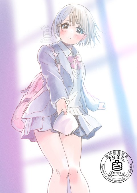 「blurry school uniform」 illustration images(Latest)