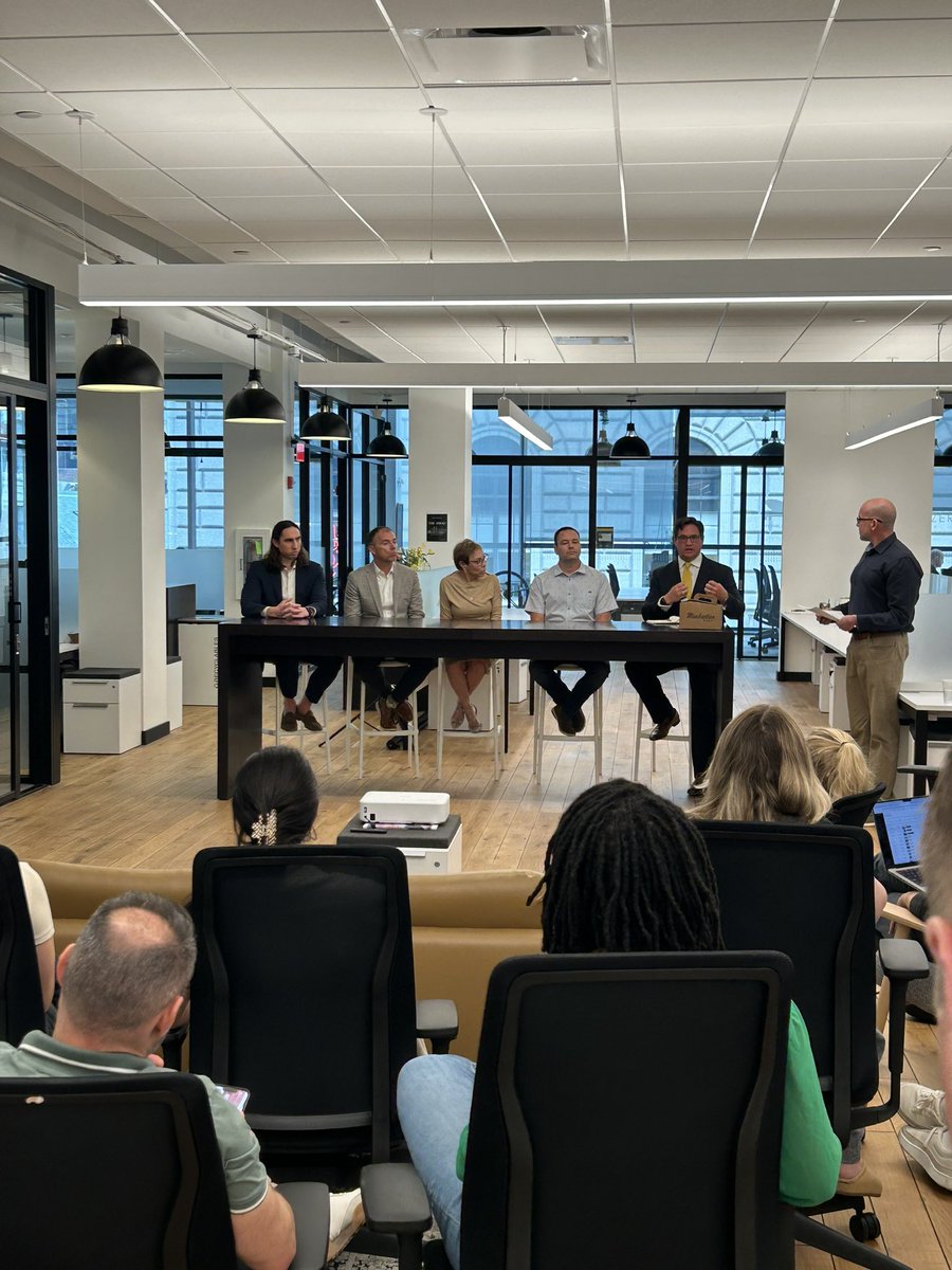 Thrilled to share insights from Coastal Delaware and Maryland at the stunning Compass Center City Philly office! A day full of collaboration with top agents from the Jersey Shore. 🌊🏘️ #RealEstate #Compassrealestate