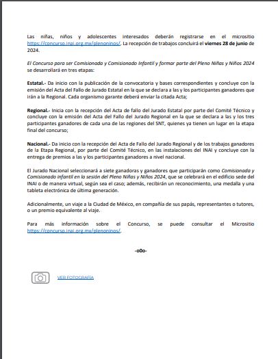 El ITAI Nayarit invita a niñas y niños a participar en Concurso para ser Comisionada y Comisionado Infantil 2024
📷ow.ly/Uj5u50R6sLe