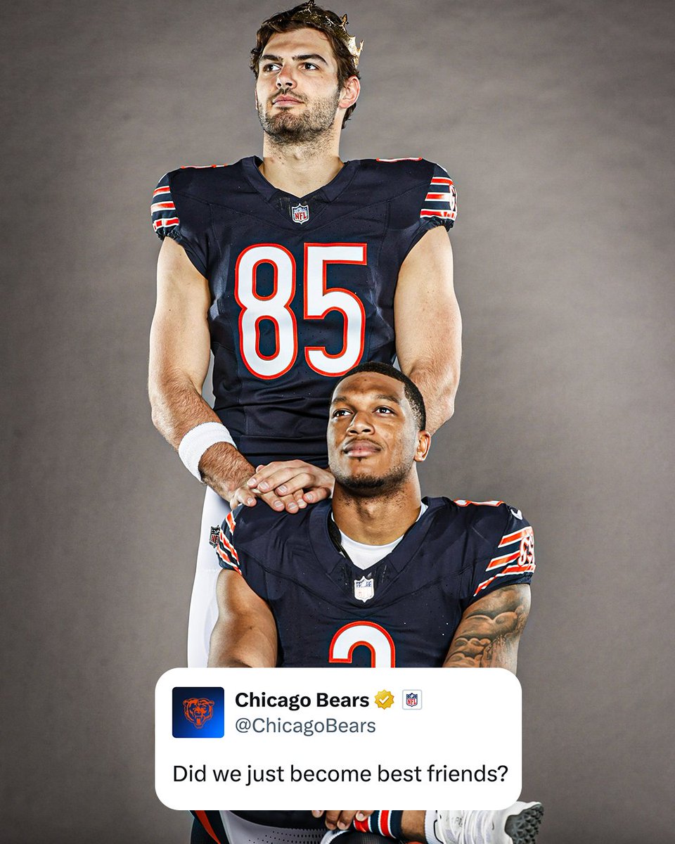 Are you drafting DJ Moore and Cole Kmet now? 😅 (via @ChicagoBears)