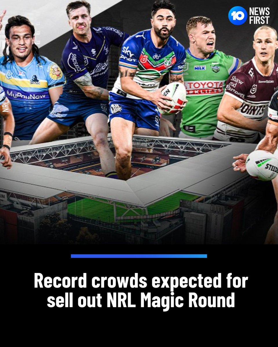 The NRL Magic Round has sold out, with more than 140,000 fans set to go through the turnstiles at Brisbane's Suncorp Stadium from Friday through to Sunday. All NRL teams will descend on Brisbane for the round, with the opening game of the Women's State of Origin series also to…